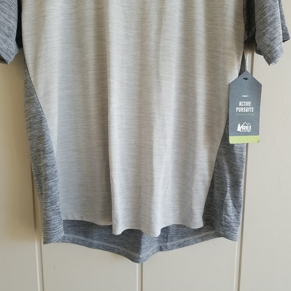 REI Co Op Active Pursuits S/S T-Shirt Plus Size Large Gray Activewear NWT - Picture 12 of 12